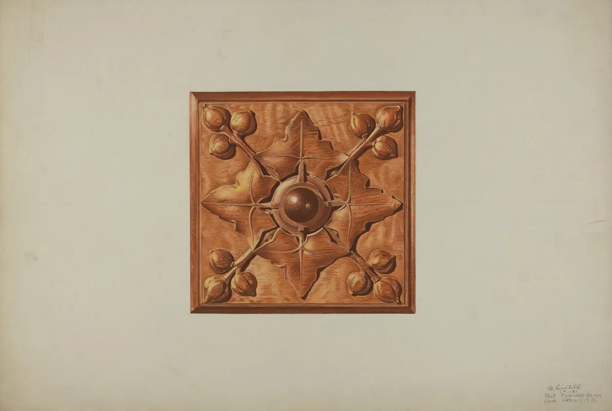 Mantel Carving