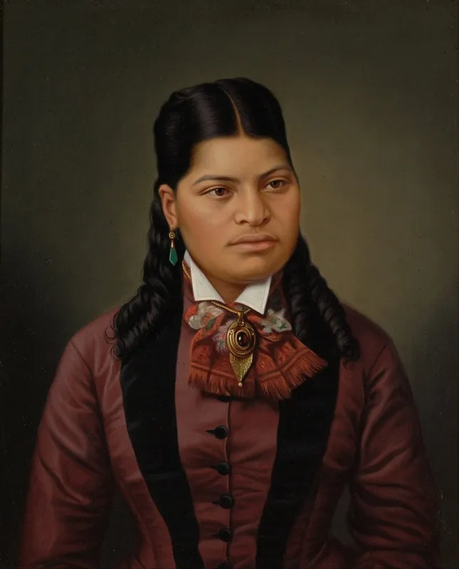 Maori Girl Wall Art by Gottfried Lindauer - High-Resolution Digital Print