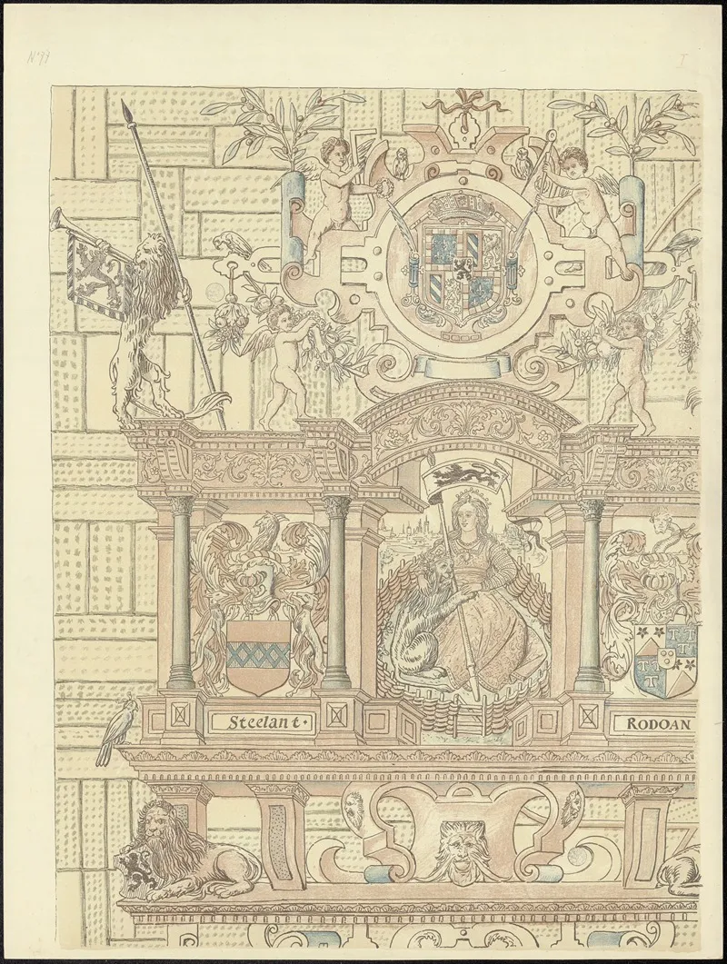 Maps Of Ghent Drawn In 1619 By Surveyor Jacq Horenbault Pl 01