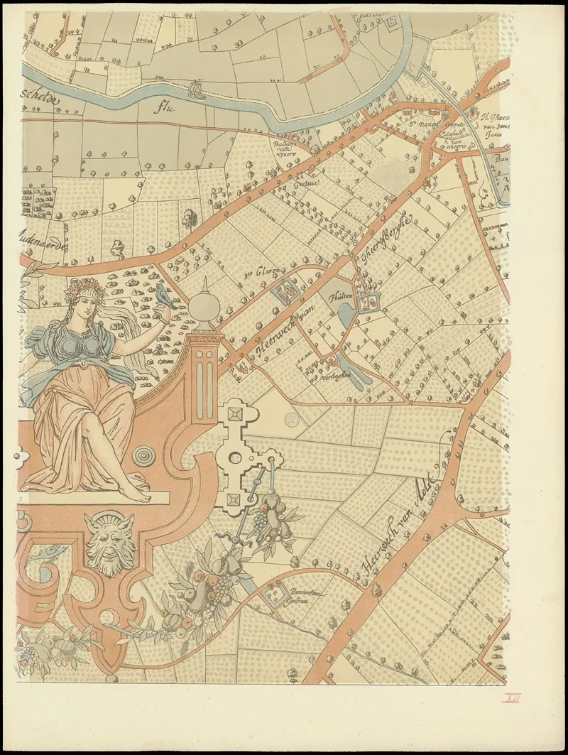 Maps Of Ghent Drawn In 1619 By Surveyor Jacq Horenbault Pl 04