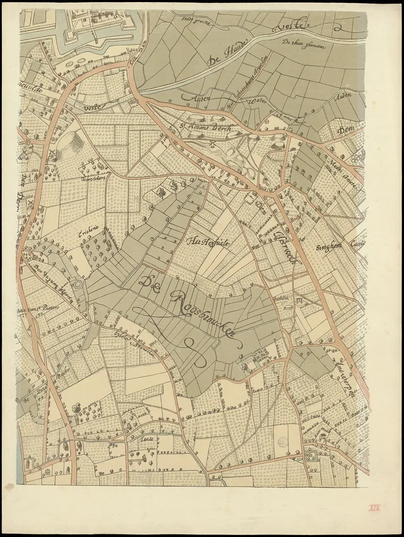 Maps Of Ghent Drawn In 1619 By Surveyor Jacq Horenbault Pl 06