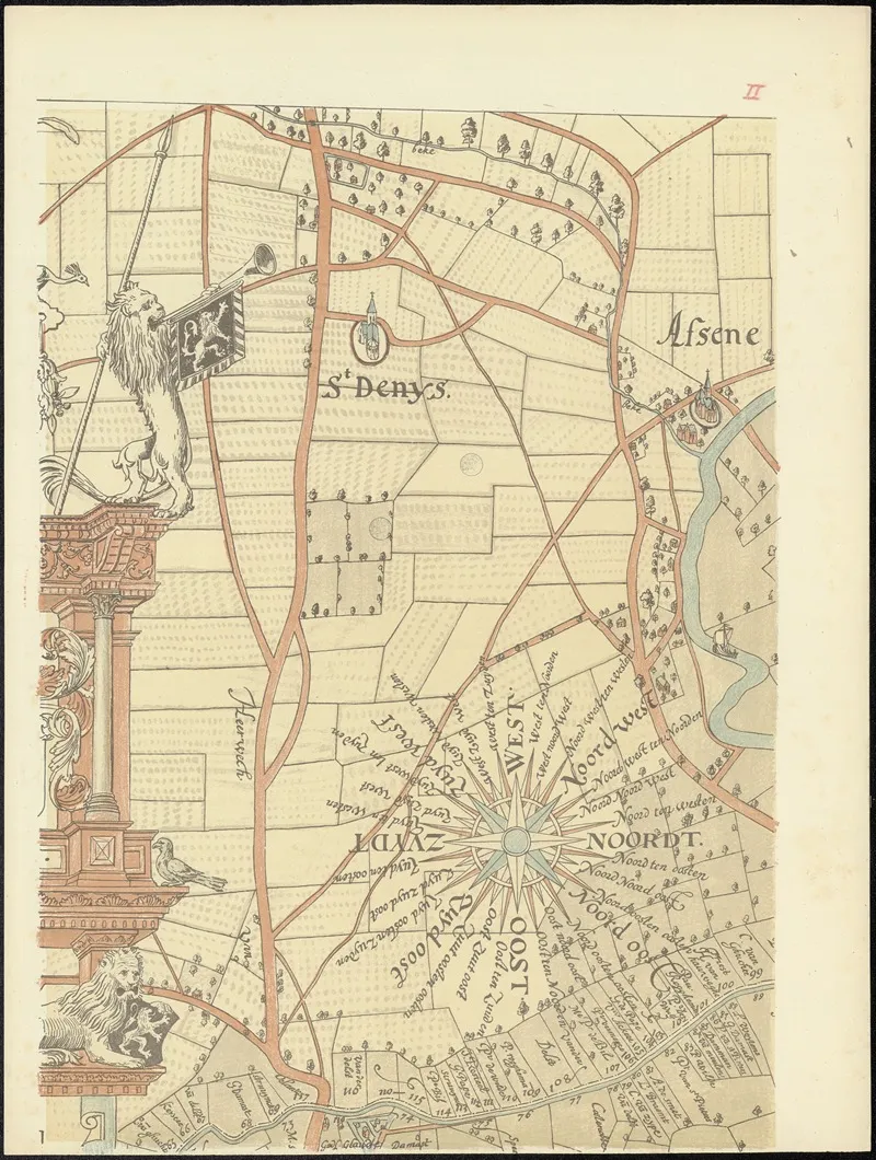 Maps Of Ghent Drawn In 1619 By Surveyor Jacq Horenbault Pl 08