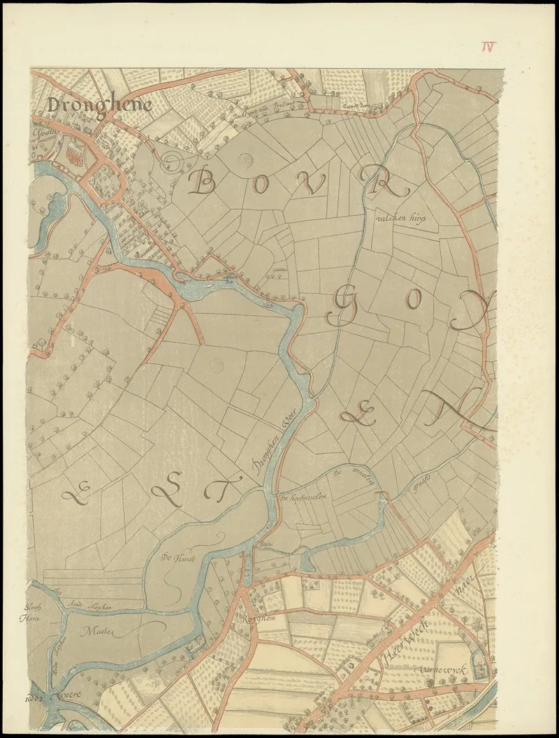 Maps Of Ghent Drawn In 1619 By Surveyor Jacq Horenbault Pl 10