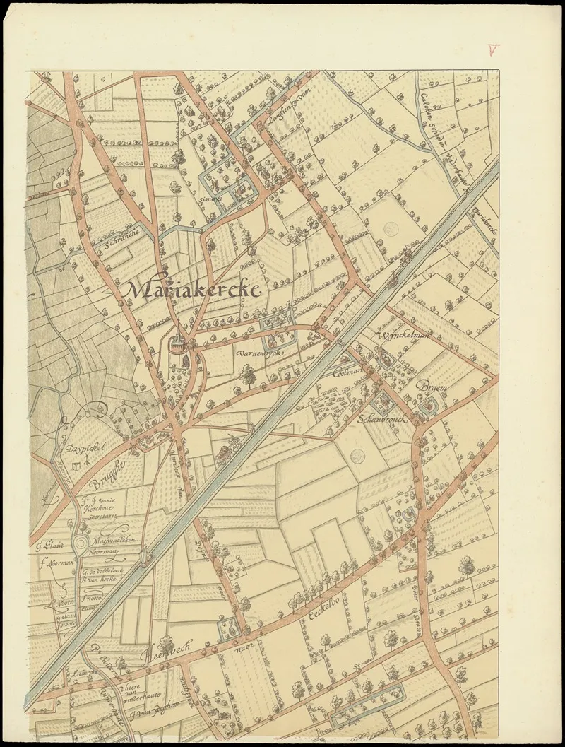 Maps Of Ghent Drawn In 1619 By Surveyor Jacq Horenbault Pl 11