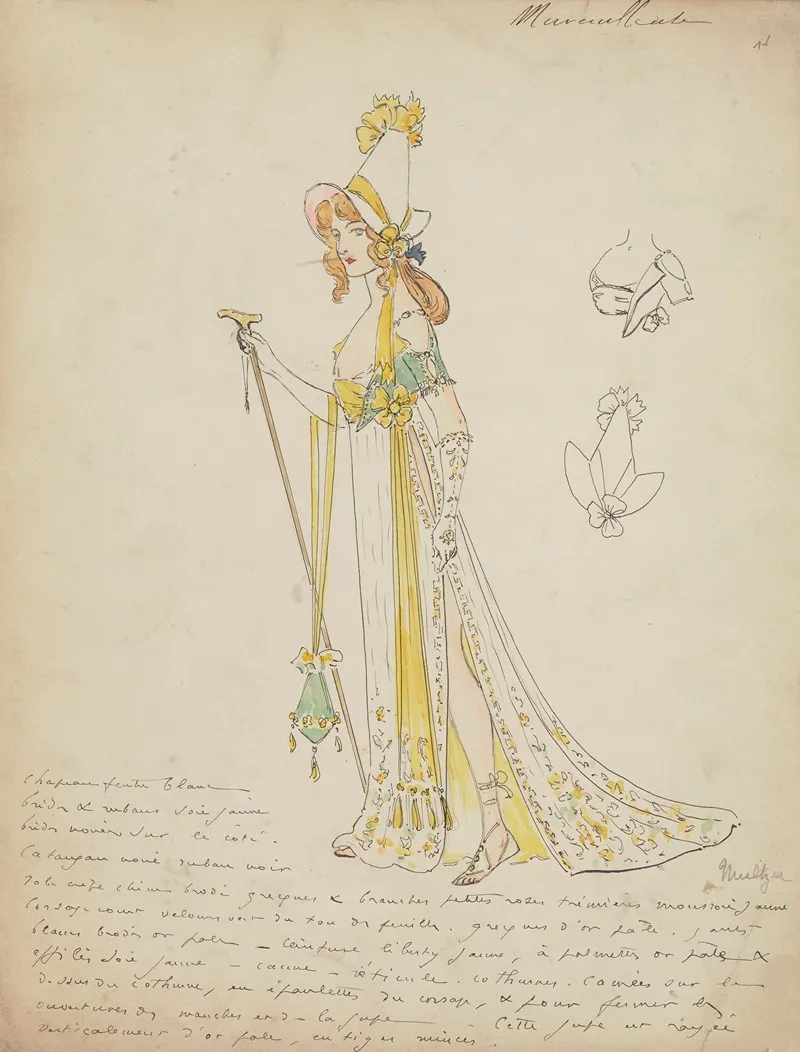 Maquettes De Costumes En M 12
