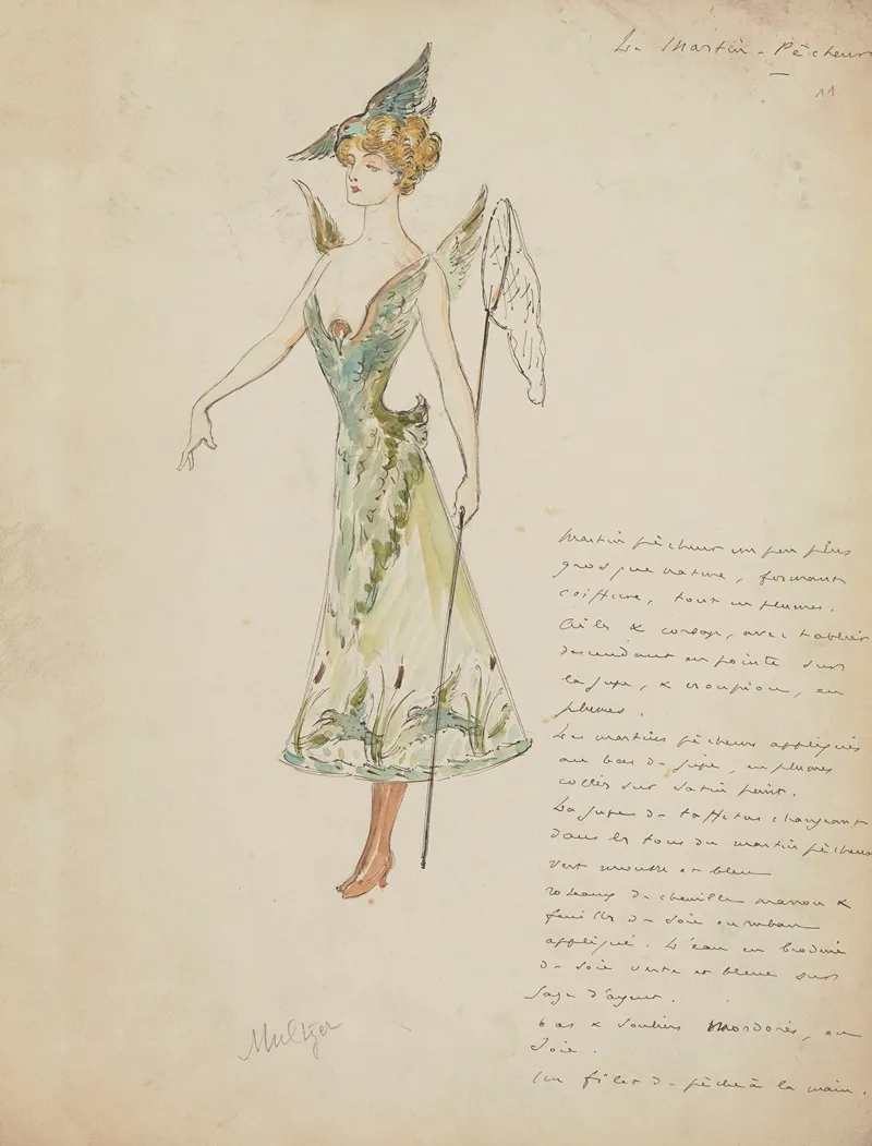 Maquettes De Costumes En M 18