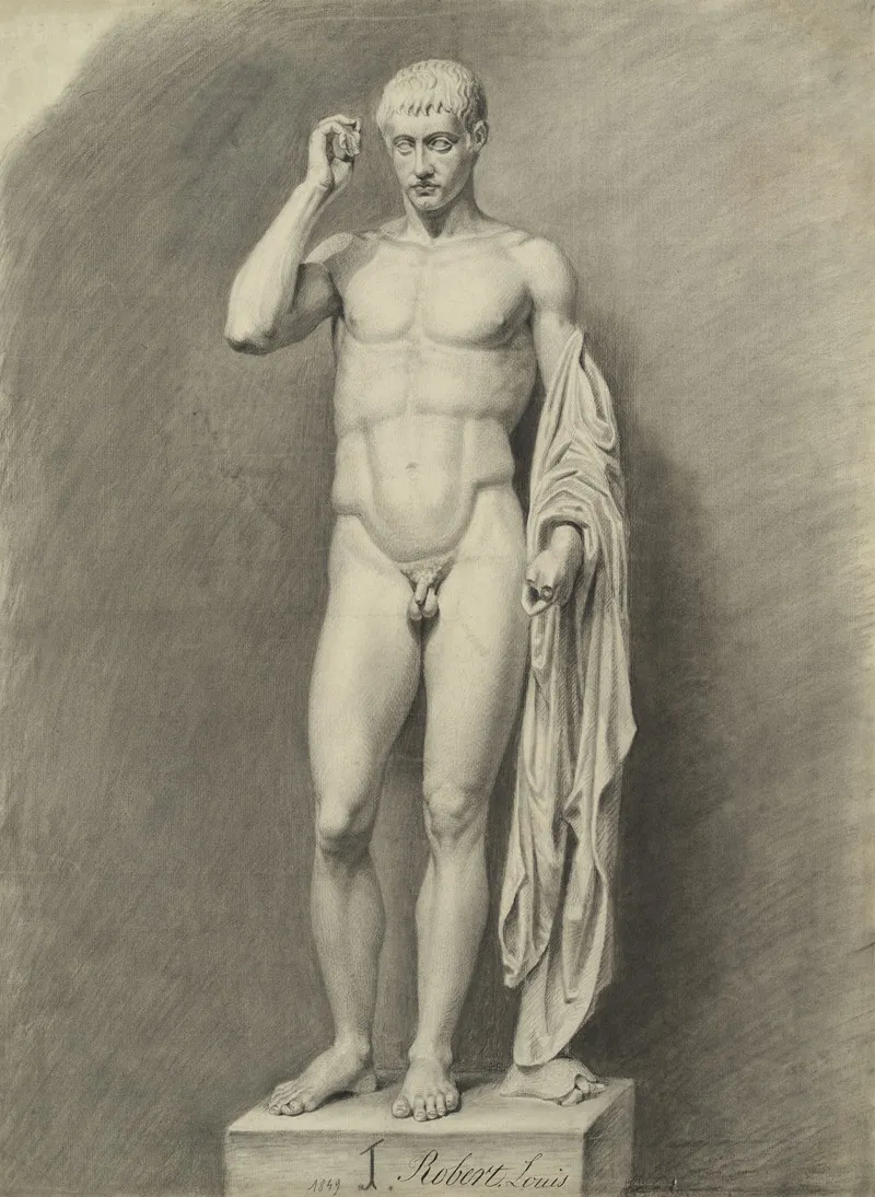 Marcellus As Hermes Logios 2 Wall Art by Louis Robert  - High-Resolution Digital Print