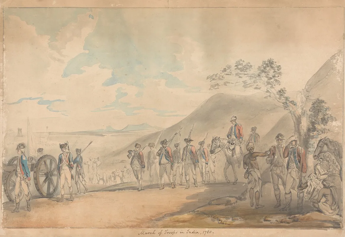 March Of Troops In India