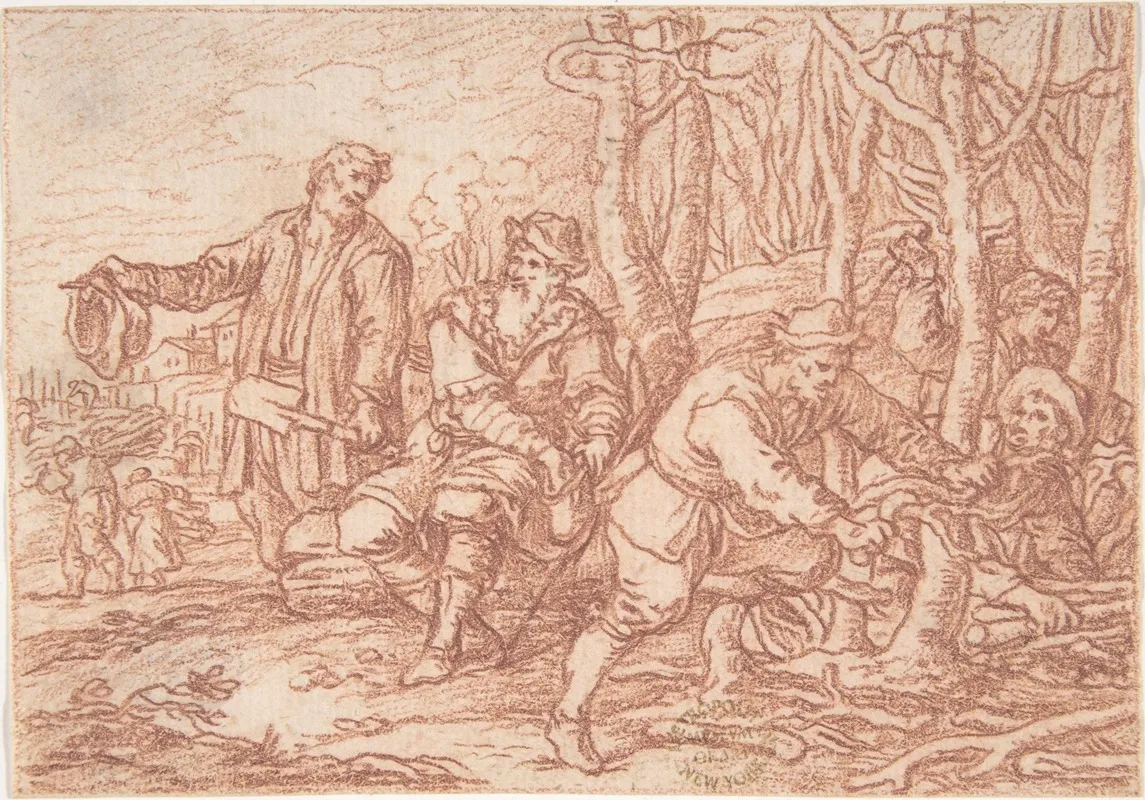 March One Of A Series Representing The Labors Of The Months