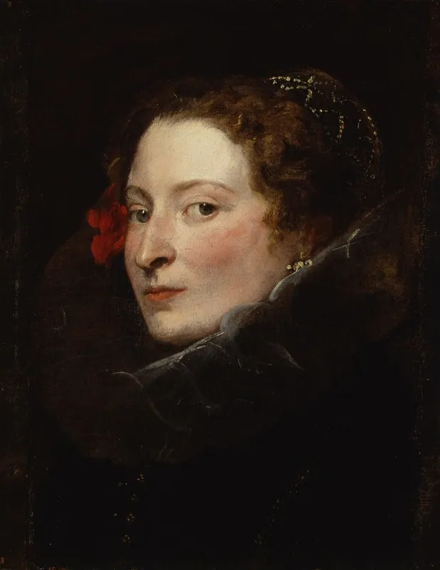 Marchesa Elena Grimaldi Cattaneo 2 Wall Art by Anthony van Dyck - High-Resolution Digital Print
