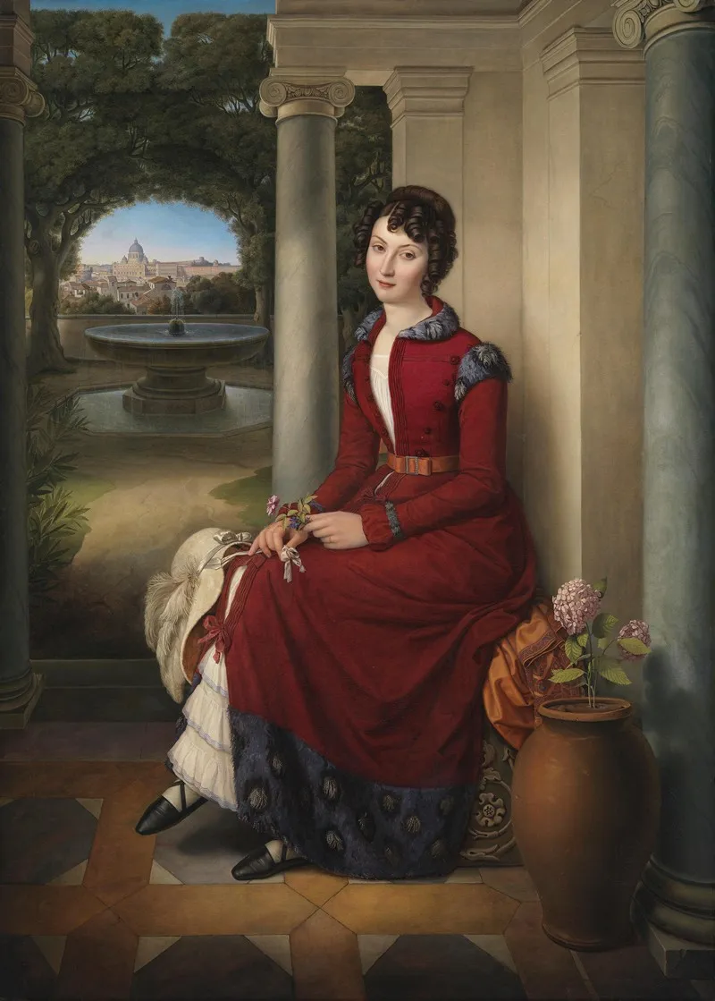 Marchesa Marianna Florenzi Wall Art by Heinrich Maria Von Hess - High-Resolution Digital Print