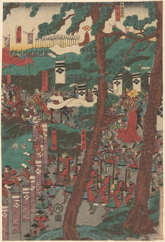 Marching Warriors Wall Art by Yamato Yoshinobu - High-Resolution Digital Print