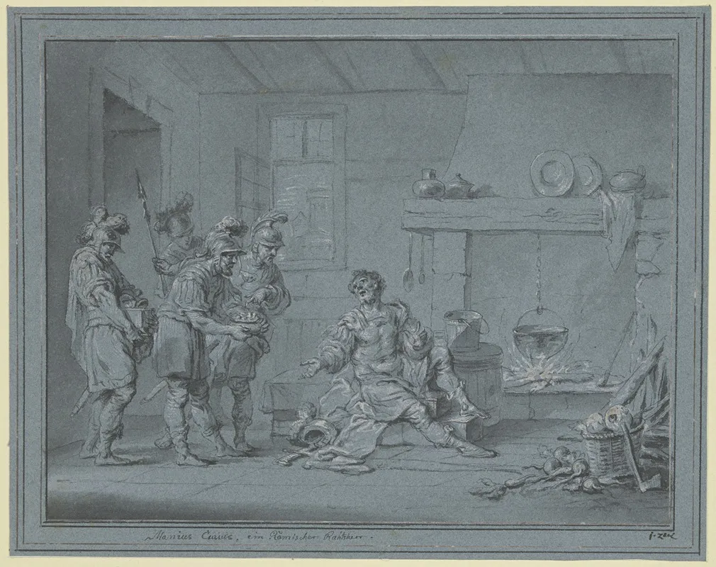 Marcus Curius Dentatus Weist Die Geschenke Der Samniter Zuruck