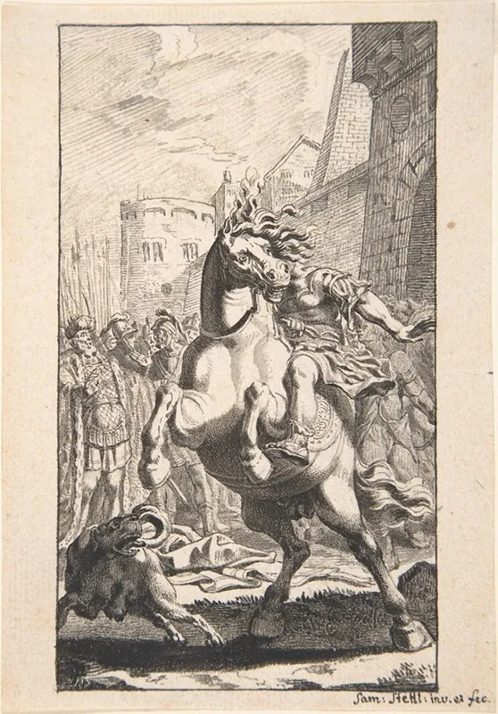 Marcus Curtius 2 Wall Art by Samuel Stettler - High-Resolution Digital Print