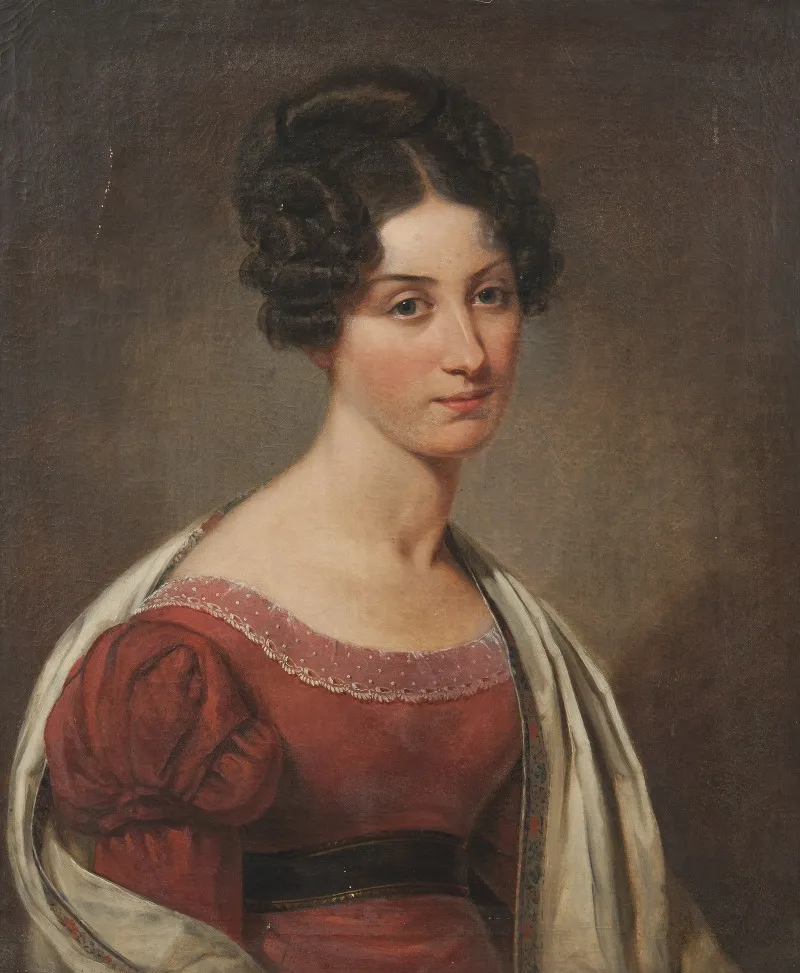 Margaret Seton 1805 1870 2 Wall Art by Johan Gustaf Sandberg - High-Resolution Digital Print