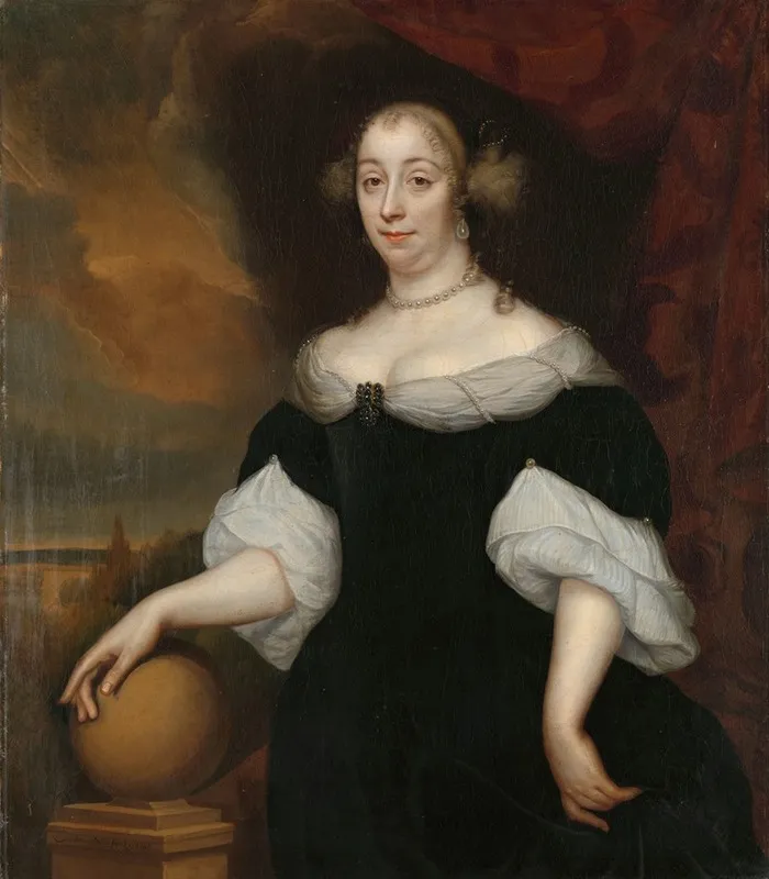 Margaretha Munter 1639 1711 Second Wife Of Jacobus Trip Wall Art by Lambertus Jansz. de Hue - High-Resolution Digital Print