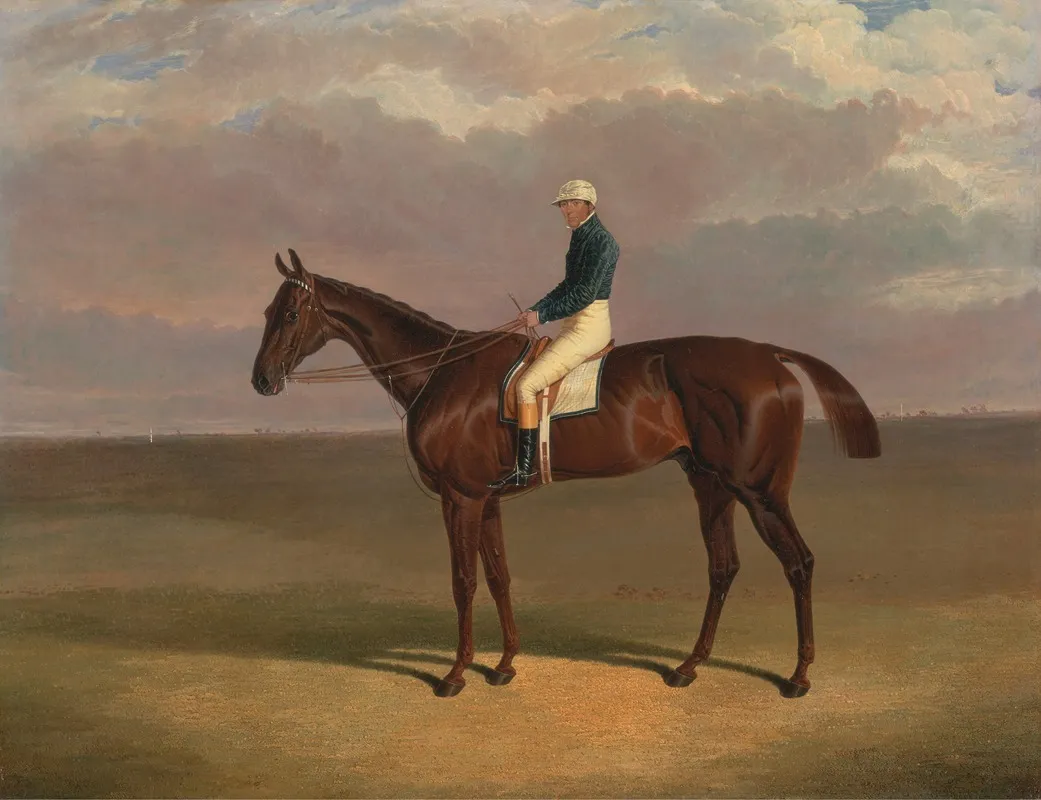 Margrave With James Robinson Up Wall Art by John Frederick Herring Snr. - High-Resolution Digital Print