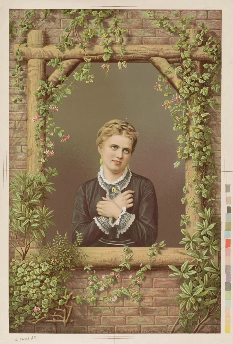 Marguerite At The Window Wall Art by Caldwell &amp; Co. - High-Resolution Digital Print