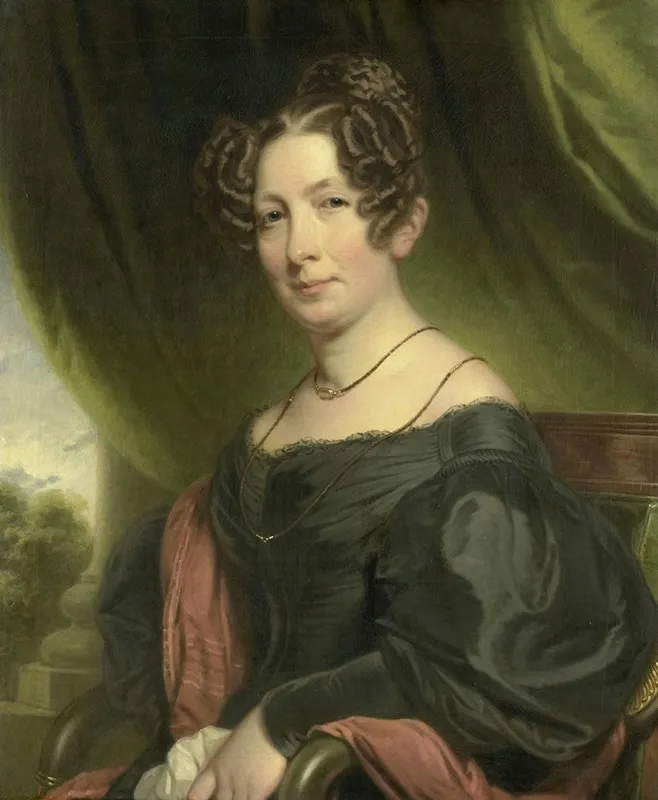 Maria Antoinette Charlotte Sanderson 1782 1859 Wife Of Johan Fraser Wall Art by Charles Howard Hodges - High-Resolution Digital Print