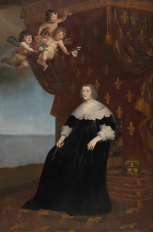 Maria De Medici Wall Art by Gerard van Honthorst - High-Resolution Digital Print