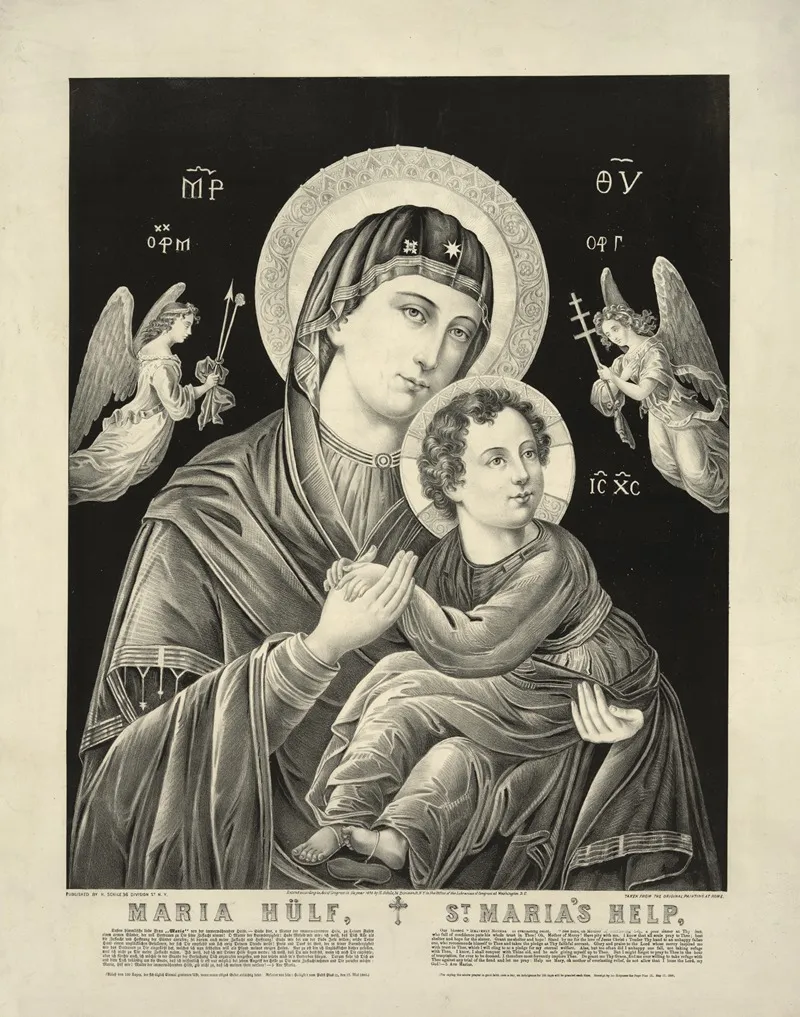Maria Hulf St Marias Help Wall Art by Henry Jerome Schile - High-Resolution Digital Print