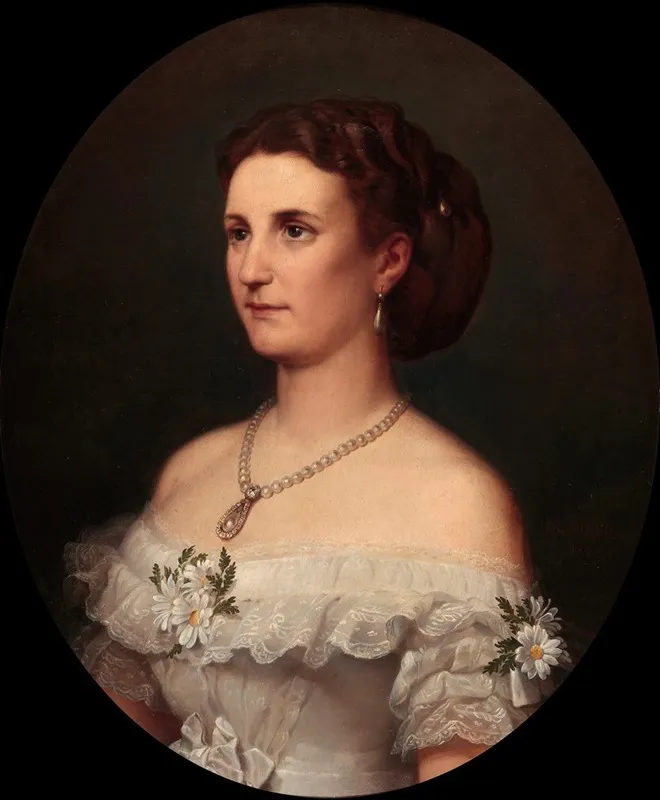 Maria Leonor De Salm Salm Duquesa De Osuna Wall Art by Carlos Luis de Ribera y Fieve - High-Resolution Digital Print