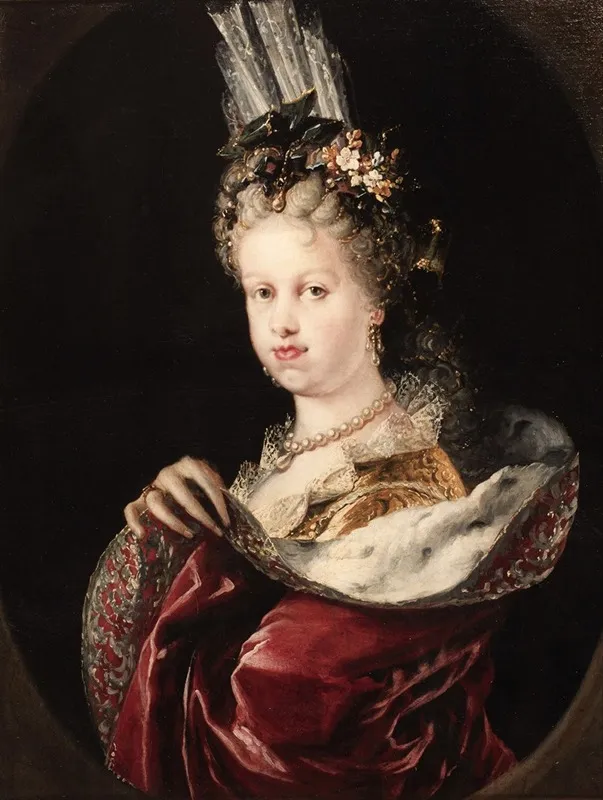 Maria Luisa Gabriela De Saboya Wall Art by Miguel Jacinto Meléndez - High-Resolution Digital Print