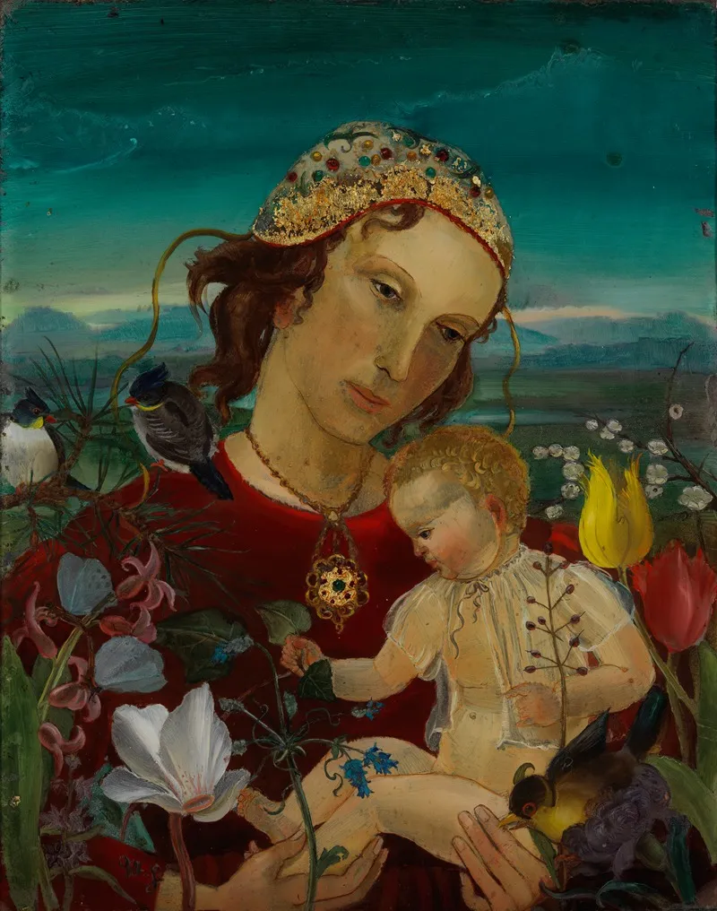 Maria Mit Dem Kinde 3 Wall Art by Gertrud Stamm-Hagemann - High-Resolution Digital Print