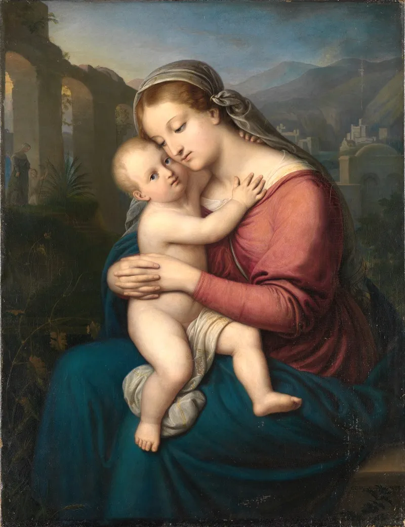 Maria Mit Dem Kinde Wall Art by Jacob Götzenberger - High-Resolution Digital Print