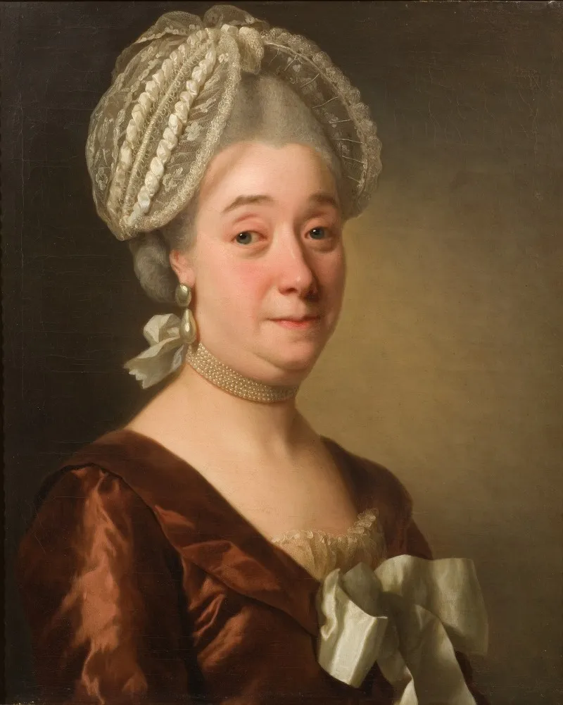 Maria Ravens 1720 1786 Wall Art by Adolf Ulrik Wertmüller - High-Resolution Digital Print