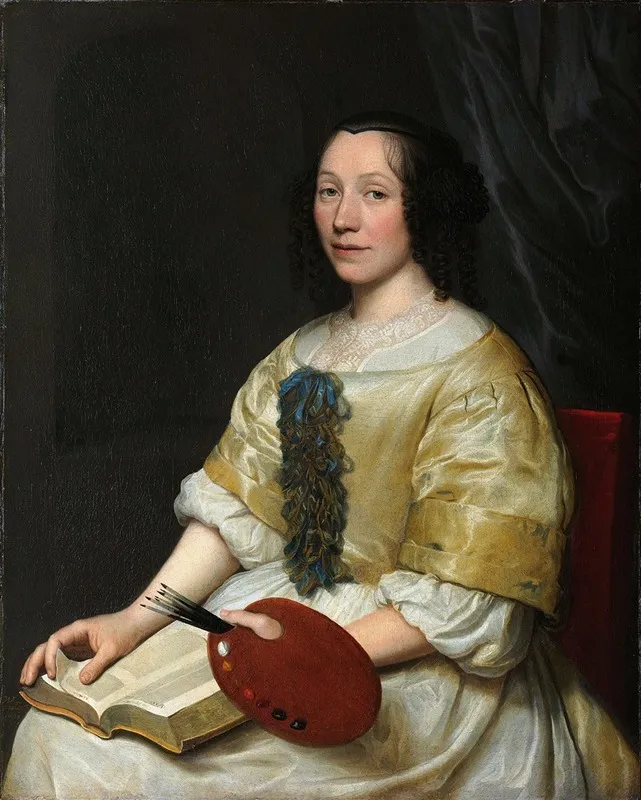 Maria Van Oosterwijck Flower Painter Wall Art by Wallerant Vaillant - High-Resolution Digital Print