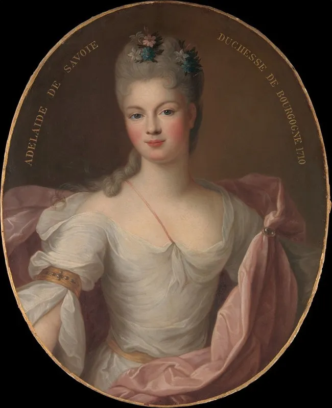 Marie Adelaide De Savoie 1685 1712 Duchesse De Bourgogne Wall Art by Pierre Gobert - High-Resolution Digital Print