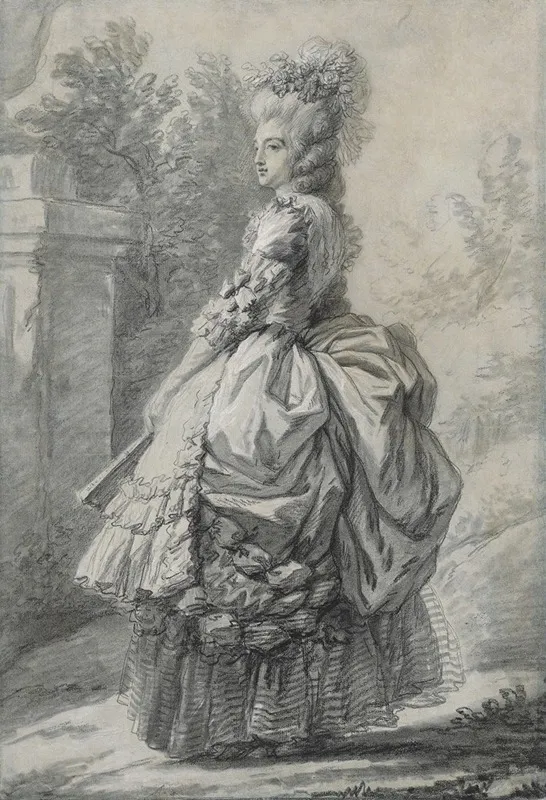 Marie Antoinette In A Park