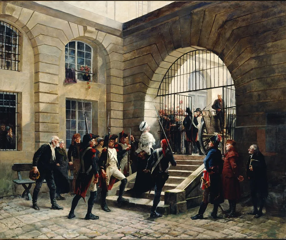 Marie Antoinette Leaving The Conciergerie October 16 1793