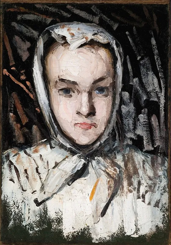 Marie Cezanne The Artists Sister Wall Art by Paul Cézanne - Canvas Print