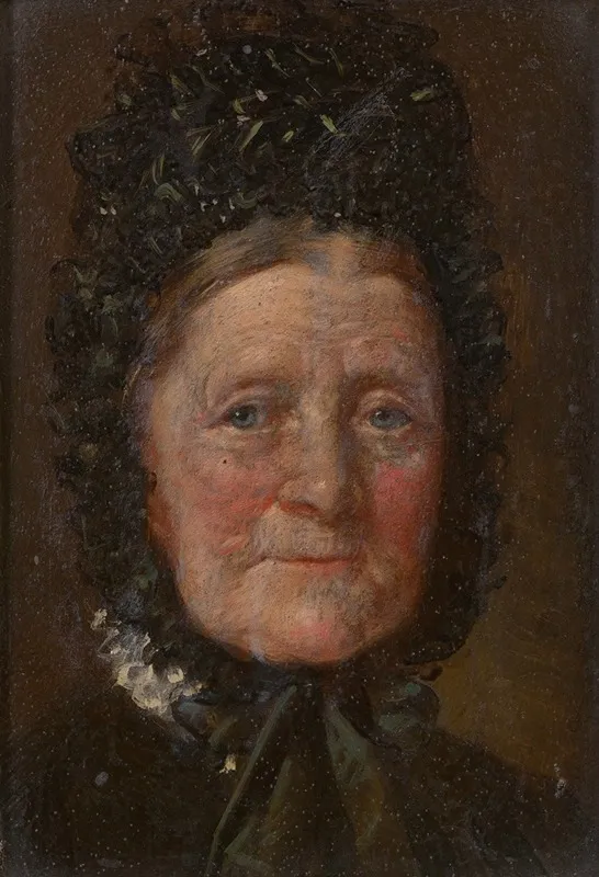 Marie Deutsch Mutter Des Kunstlers Wall Art by Friedrich Deutsch - High-Resolution Digital Print