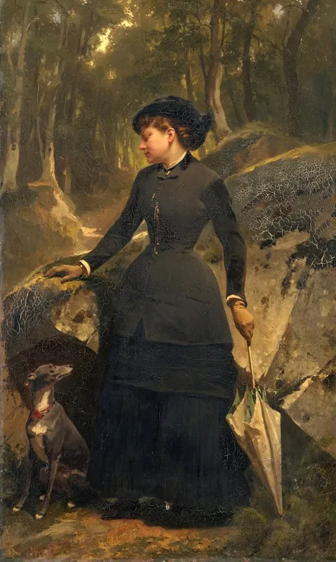 Marie Giraud Fille Du Peintre Charles Giraud Niece Deugene Giraud