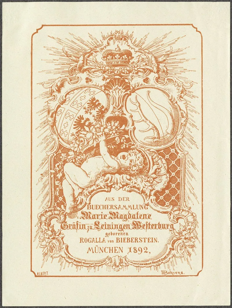 Marie Magdalene Grafin Zu Leiningen Westerburg 2 Wall Art by Wilhelm Behrens - High-Resolution Digital Print