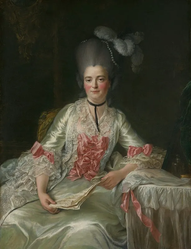 Marie Rinteau Called Mademoiselle De Verrieres Wall Art by François-Hubert Drouais - High-Resolution Digital Print