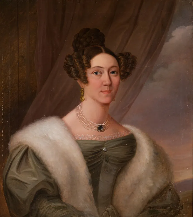 Marie Selenius 1807 1892 Wall Art by Carl Wilhelm Nordgren - High-Resolution Digital Print