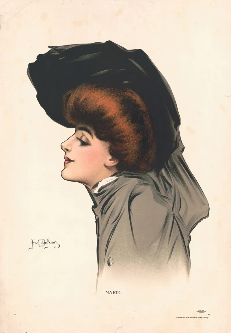 Marie Wall Art by Hamilton King - High-Resolution Digital Print