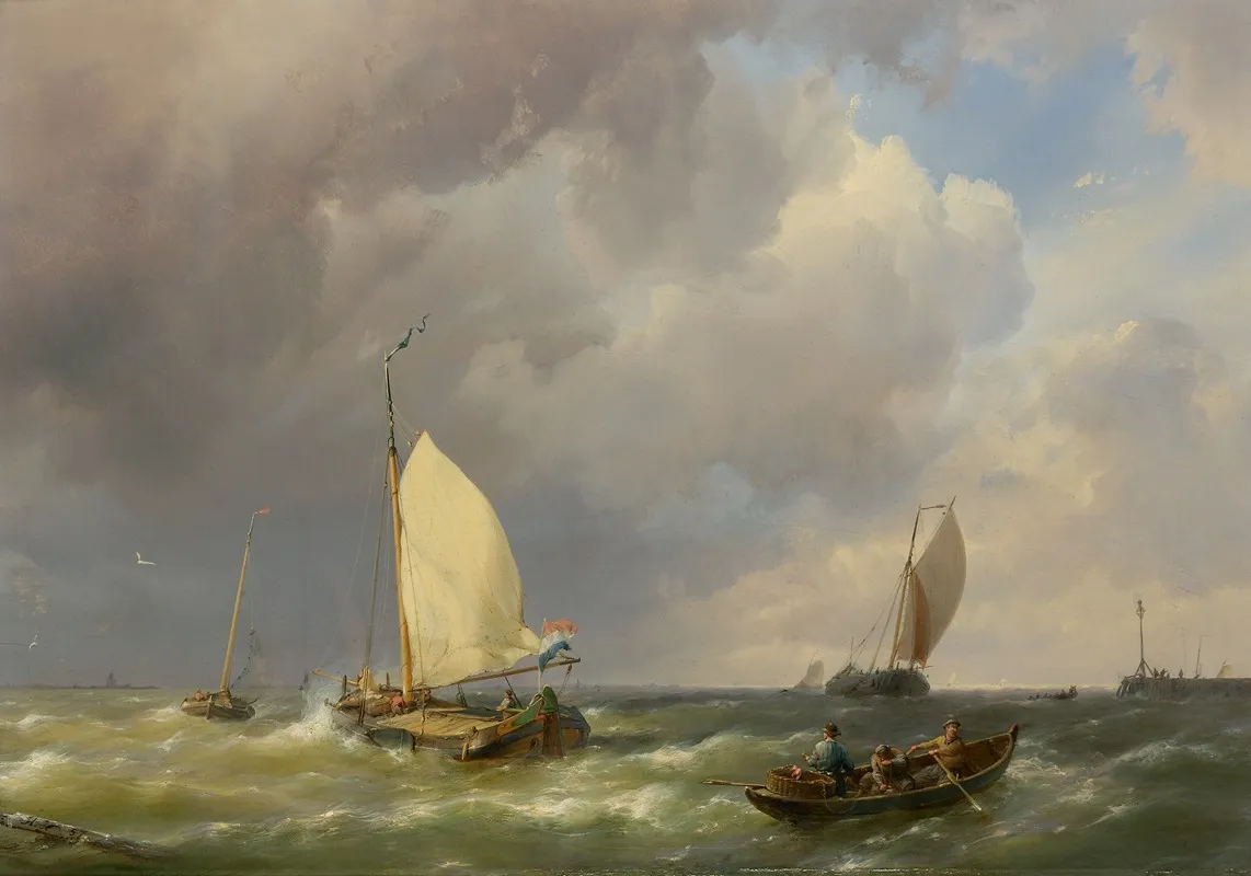 Marine 38 Wall Art by Hermanus Koekkoek the elder - High-Resolution Digital Print