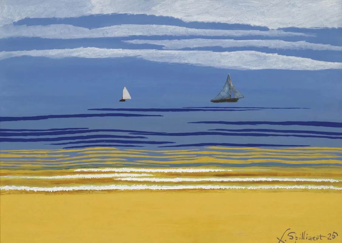 Marine Avec Bateaux A Voiles