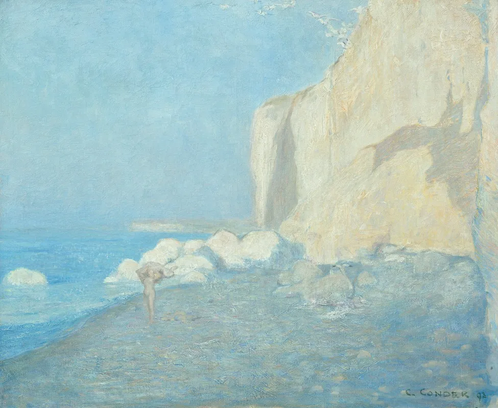 Marine Mer Bleue Et Falaise
