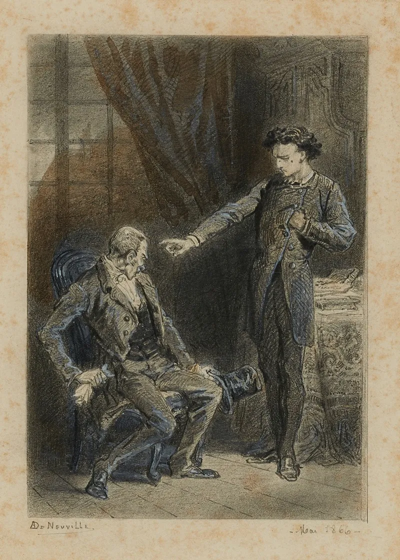 Marius Confond Thenardier Bouteille Dencre Qui Ne Reussit Qua Blanchir