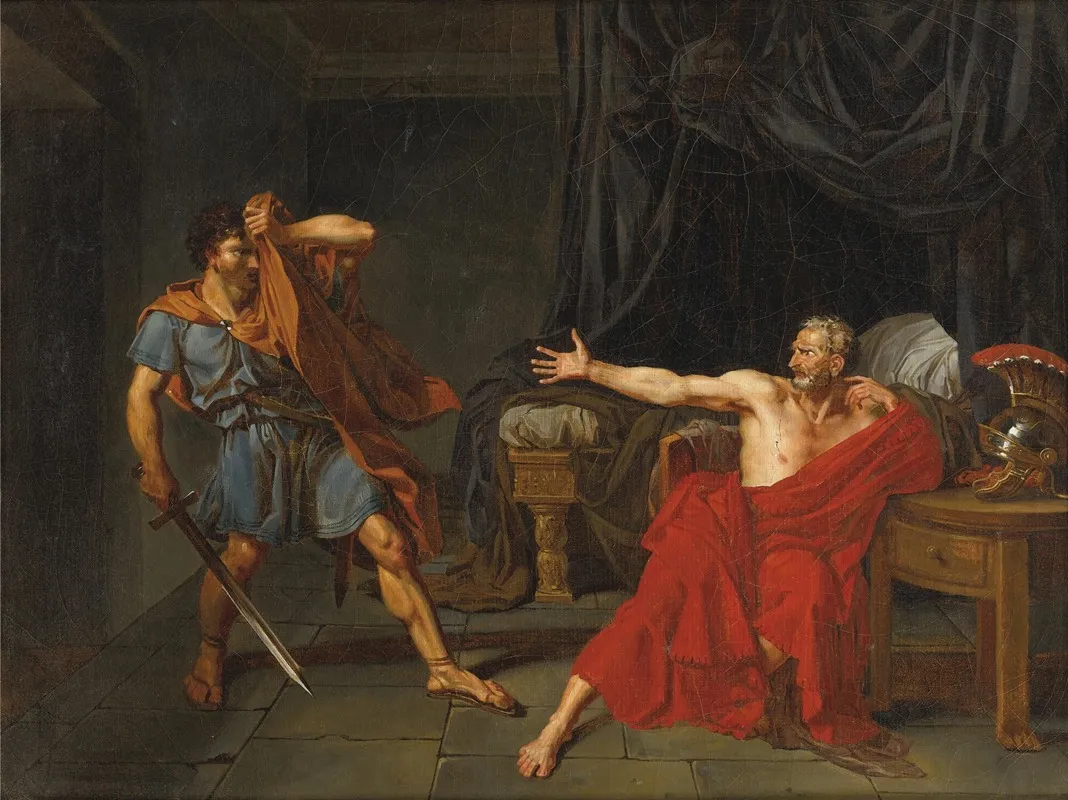 Marius Prisonnier A Minturnes Wall Art by Jean-Germain Drouais - High-Resolution Digital Print