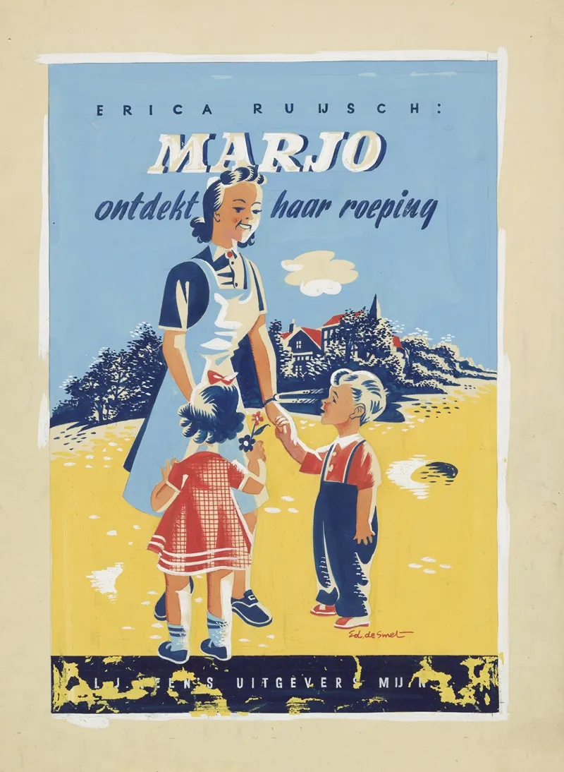 Marjo Ontdekt Haar Roeping Cover Wall Art by Eddy de Smet - High-Resolution Digital Print