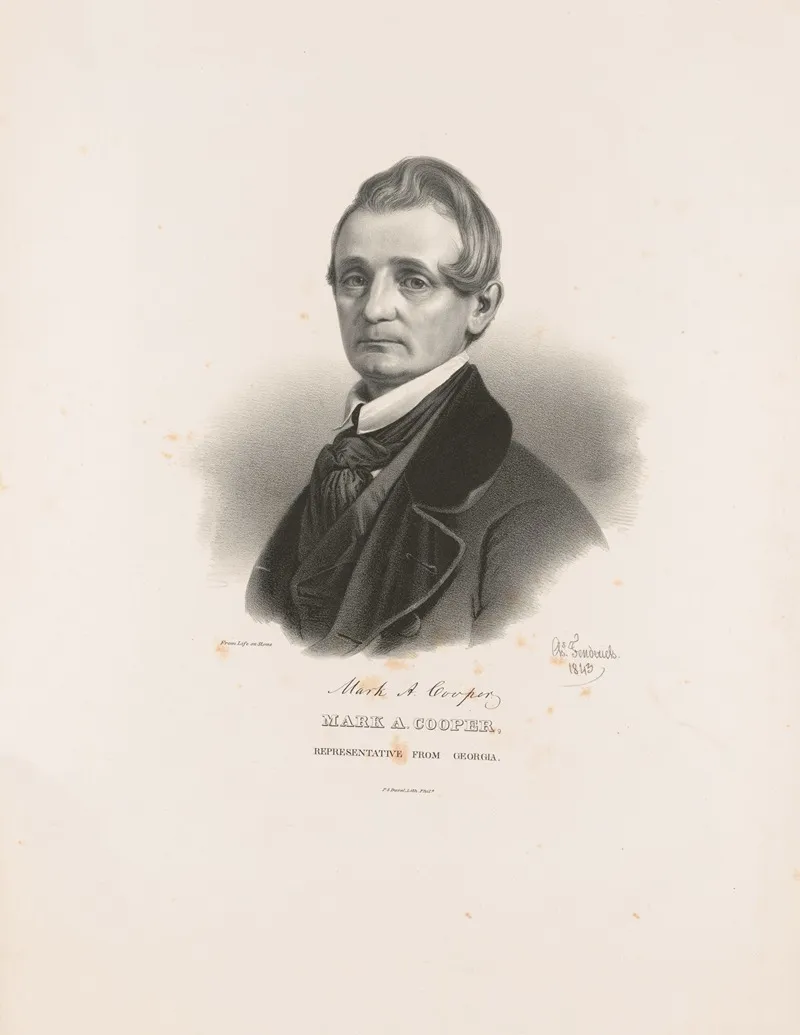 Mark A Cooper Representative From Georgia Wall Art by Charles Fenderich - High-Resolution Digital Print