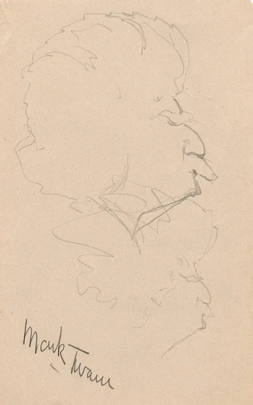Mark Twain Wall Art by John White Alexander - High-Resolution Digital Print
