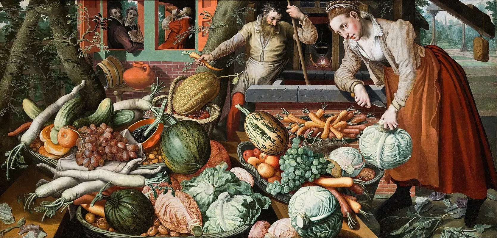 Market Scene 4 Wall Art by Pieter Aertsen - High-Resolution Digital Print